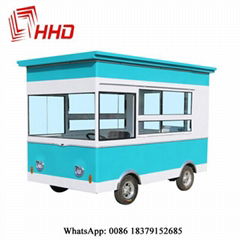 Factory Price luxury mobile electric  food truck ice cream cart