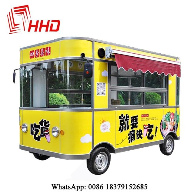Multifunctional fast food truck for sale/street legal electric car 2