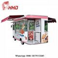 Multifunctional fast food truck for sale/street legal electric car 4