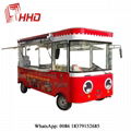  2018new design! solar energy electric mobile food truck 4