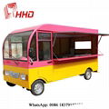 Mobile food truck ice cream cart hot dog