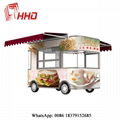 Most popular mobile truck moto food cart 3