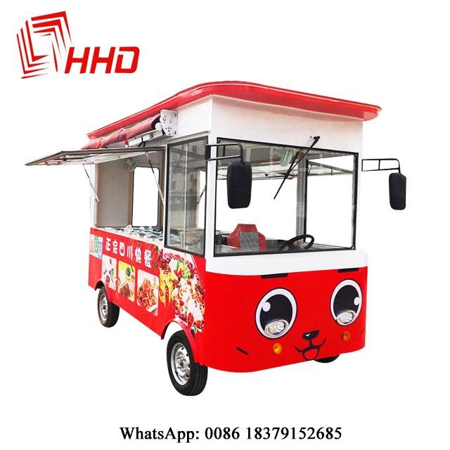 Mobile Electric Tricycle Food Car /Food Truck For Sale 2