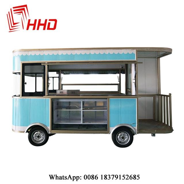 Latest products mobile food cart trailer for sale food cart