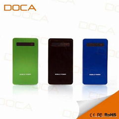 Unique design touch screen external power bank 3000-5000mAh for smart phone