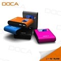 Newest DOCA D565 7800mAh dual USB portable power bank 3