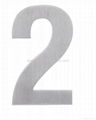 Stainless steel 304 metal door sign front door number sign #0 2