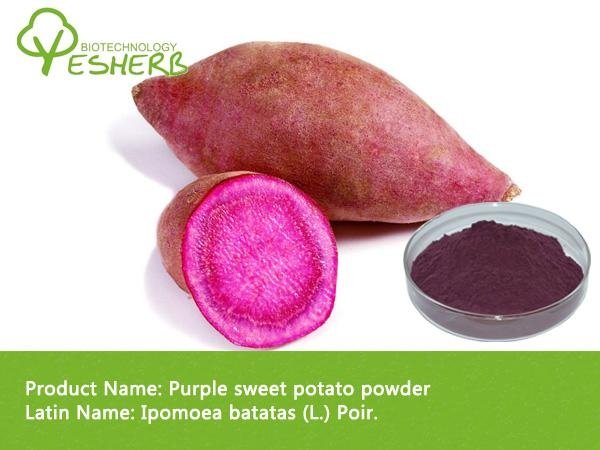 100% natural purple sweet potato powder