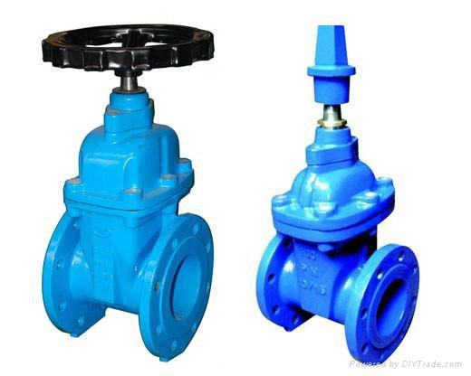 Standard Non-rising cast iron gate valves DN60-DN1500 3