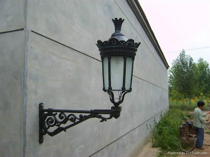 Customized Aluminum die casting street light  post  lamp post base  AL101 4