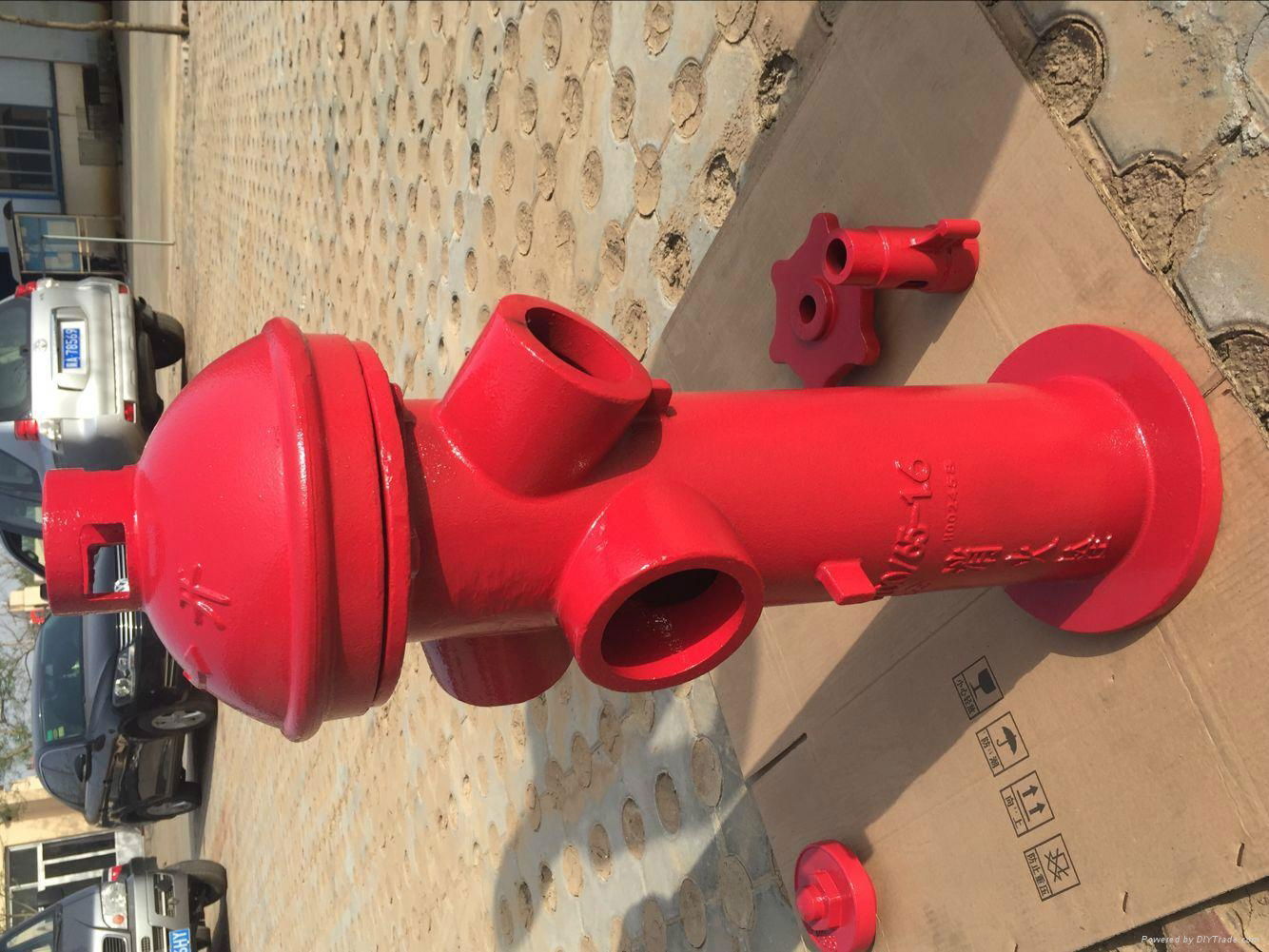 SS100/65 KWS65  Iron casting outdoor fire hydrant DN65 DN80  3