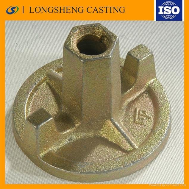 ISO9001-2008 Quality control M12-M28 casting iron Tie - Rod Nut