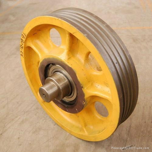 Customized  iron or aluminum casting V Belt pulley wheel 1V-8V DN100-DN800