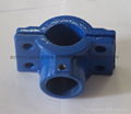 Customzied iron casting saddles clamps  pipe fitting  2
