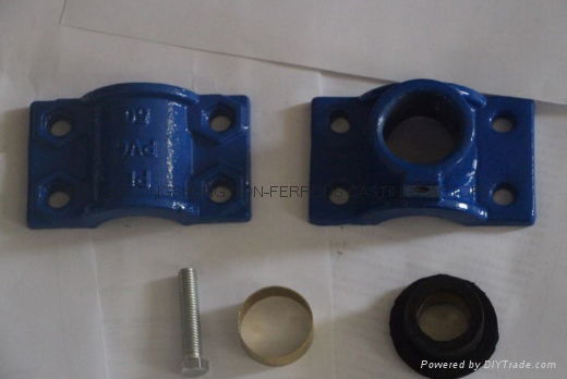 Customzied iron casting saddles clamps  pipe fitting  5