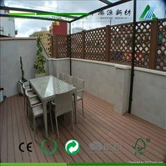 wpc plastic composite deck flooring tiles