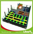 Big Indoor Trampoline Basketball Courts