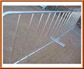 crowd control barrier, portable barricades, pedestrian barriers 5