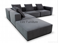 Unique design best price living room sofa, fabric sectional sofa set for living  3