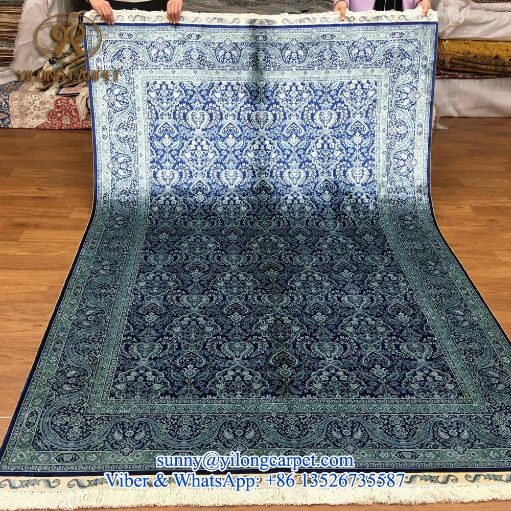 Handmade Persian Silk Carpet a16x9 Yilong Carpet (China Manufacturer) Carpet Household