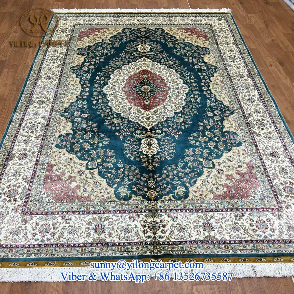 Handmade Persian Silk Carpet a16x9 Yilong Carpet (China Manufacturer) Carpet Household