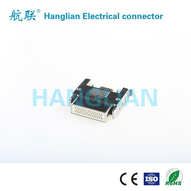 J24H Series Rectangular Twist pins military Electrical Connector 