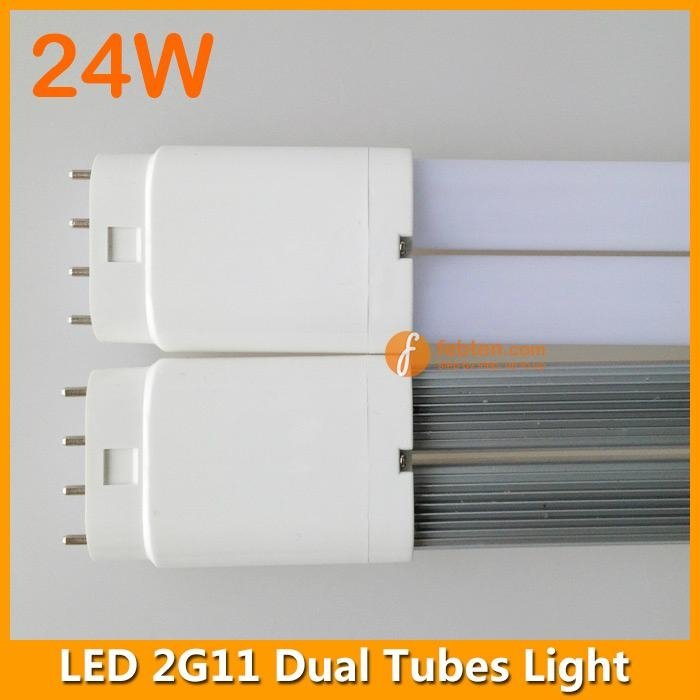 24W LED 2G11 Dual Tubes Light 542mm 4pins 2