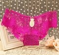 Full Lace Transparent Panties Sexy Lace Woman Panties Full Lace Thongs Underwear 3