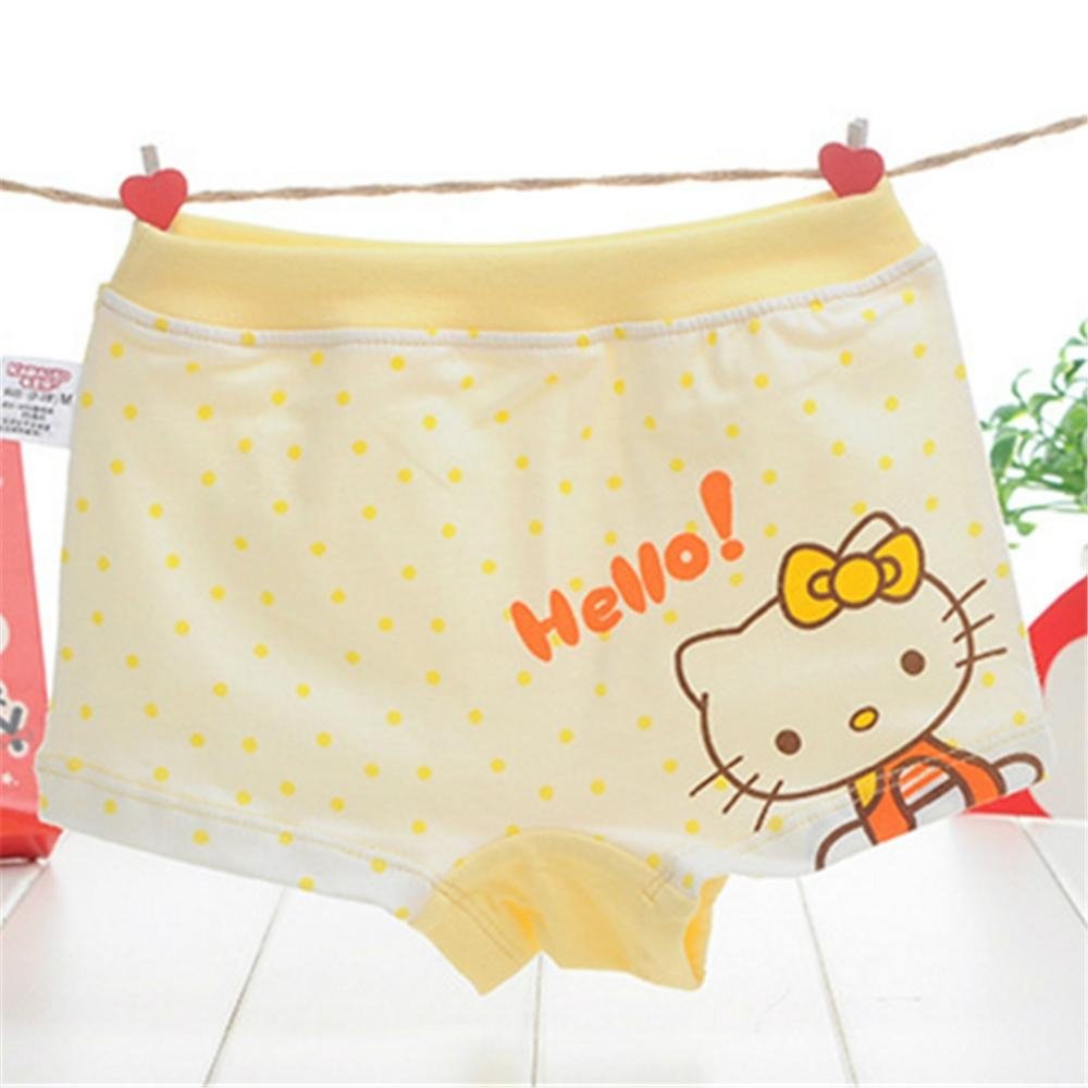 Hot Sale Girl Underwear Panties Boxer Hello Kitty Children Pants Kids Cotton Car 2