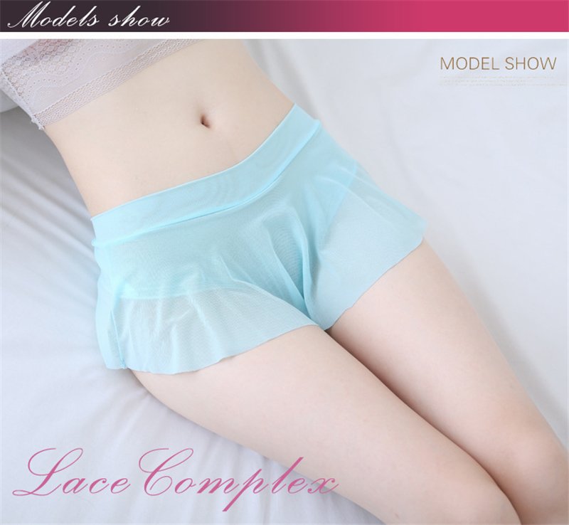New Style Anti-Exposed Panties Bamboo Fiber Seamless Underwear Middle Waist High 3