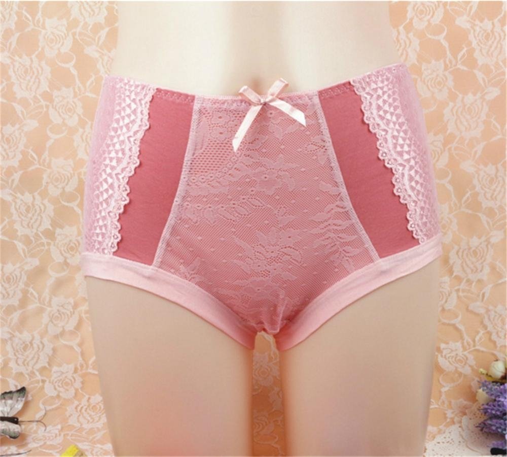 Sexy Women Lace Modal Briefs Plus Size Breathable Lady Panties Underwear Women C 4