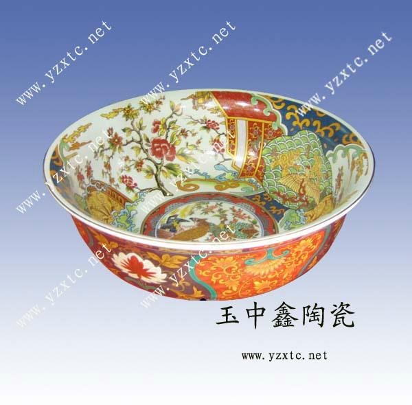 景德鎮陶瓷藝朮台盆定做 2