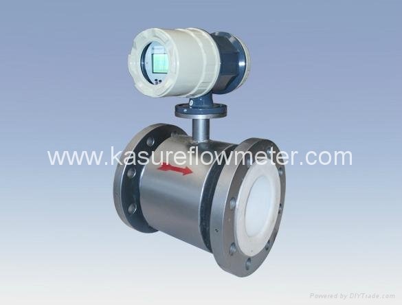 Remote Electromagnetic Flow Meter Rubber liner with 4~20 mA O/P 3