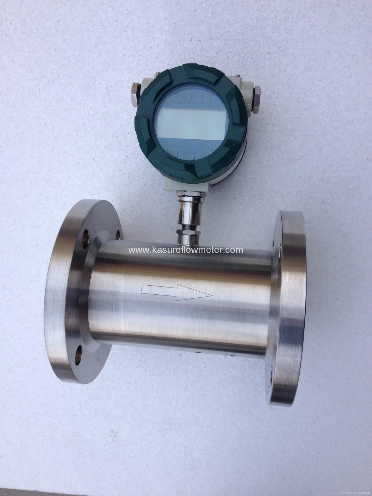 High Accuracy 4~20 mA Intelligent Turbine Flow Meter for Oils and Liquids 3