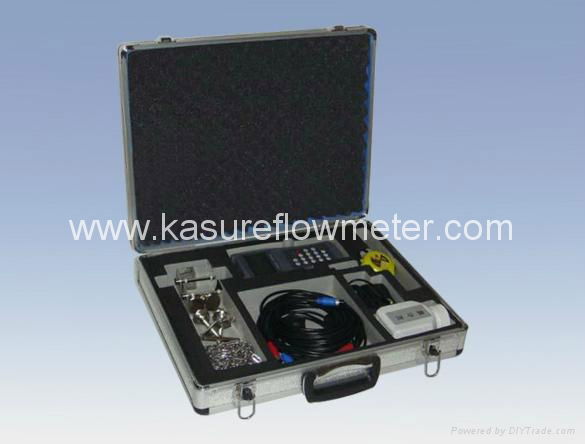 Handheld Ultrasonic Flow Meter + RS232 + 1% Accuracy for liquid application 2