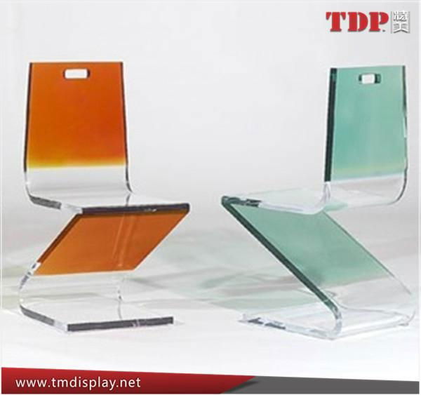 Colorful Plastic Furniture Dinning Chair Plexiglass Chair