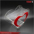 Heart Shape  Plexiglass Donation Box  1