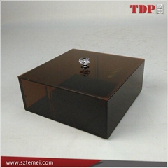 Wholesales Brown Acrylic Storage Boxes