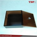 Wholesales Brown Acrylic Storage Boxes Display Case for Jewelery Make up Storage 5