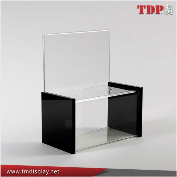 Acrylic S   estion Box with Sign Holder for Memo Pad