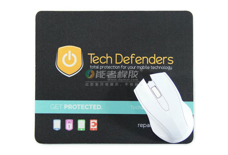 eco-friendly sublimation printed rubber mouse pad 4