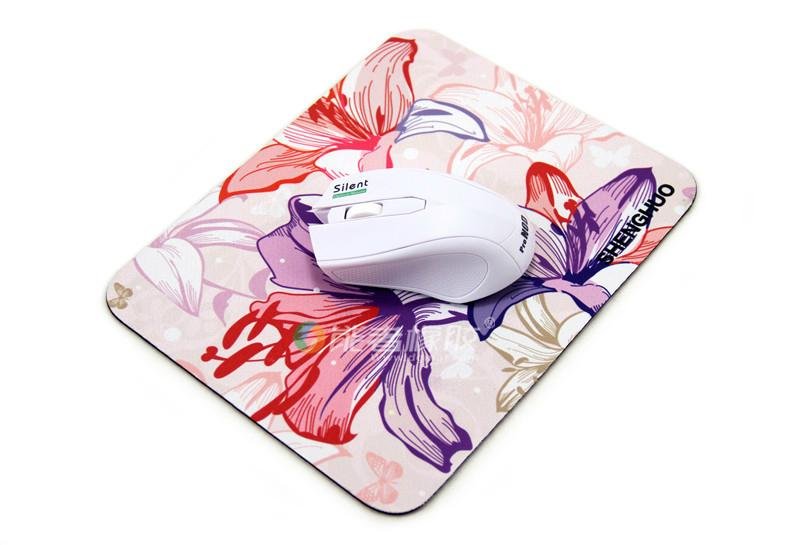 OEM custom good quality mouse pad,thin rubber mouse pad 2