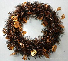 Tinsel Garland Halloween Decoration