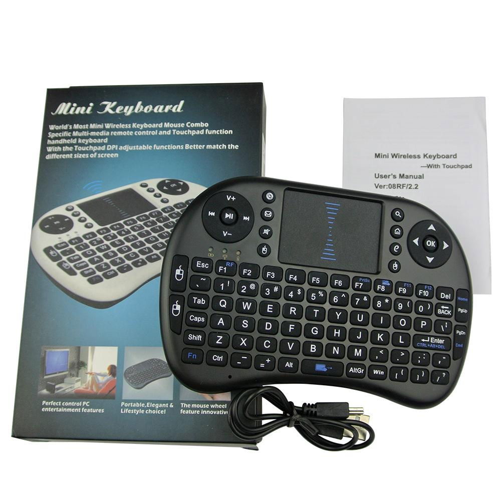 Mini 2.G Wireless Li Battery I8 Air Fly Mouse Rii i8 2.4G Wireless Keyboard With 3