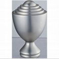 Golden Cup Curtain Rod Finial 1