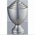 Golden Cup Curtain Rod Finial