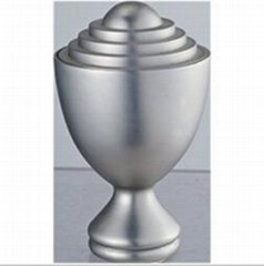 Golden Cup Curtain Rod Finial