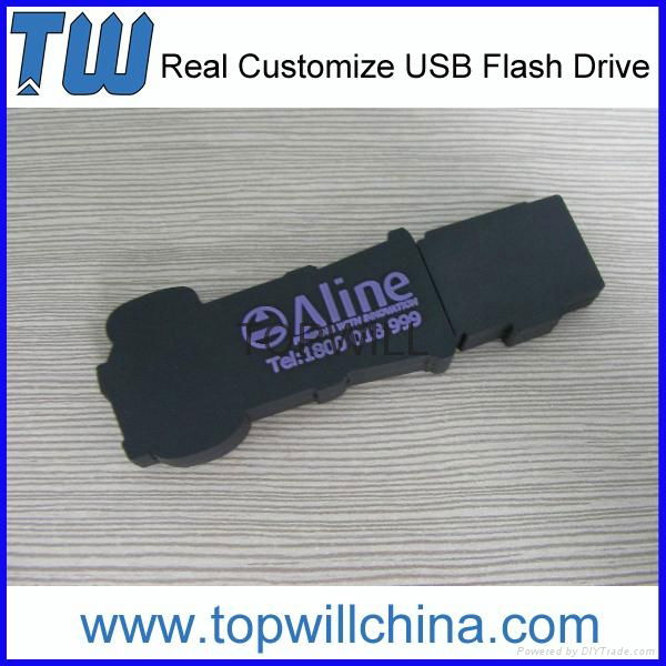 Company Own Unique Design PVC Pen Drives USB Flash 2GB 4GB 8GB 16GB Free Design 3