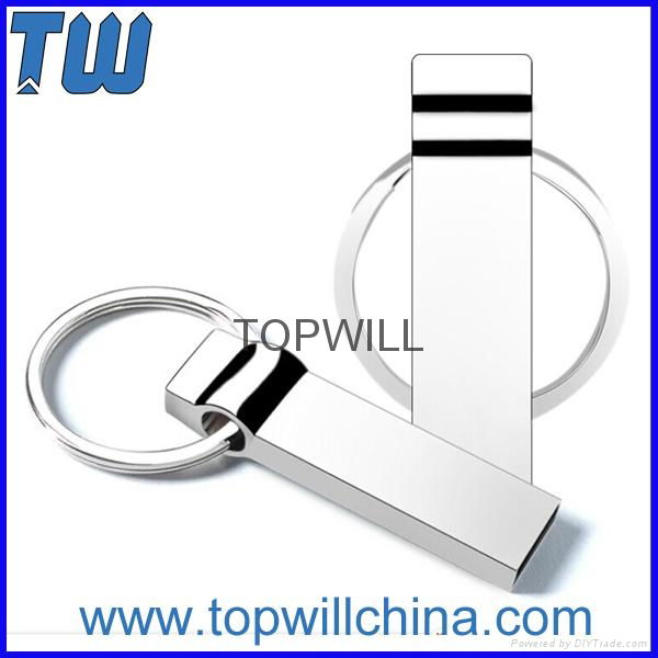 Solid Metal Usb 3.0 Flash Drive 8GB 16GB 32GB with Free Key Ring