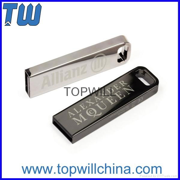 Tiny Slim Metal Solid Usb 3.0 Flash Drives 8GB 16GB 32GB Free Logo Printing 3